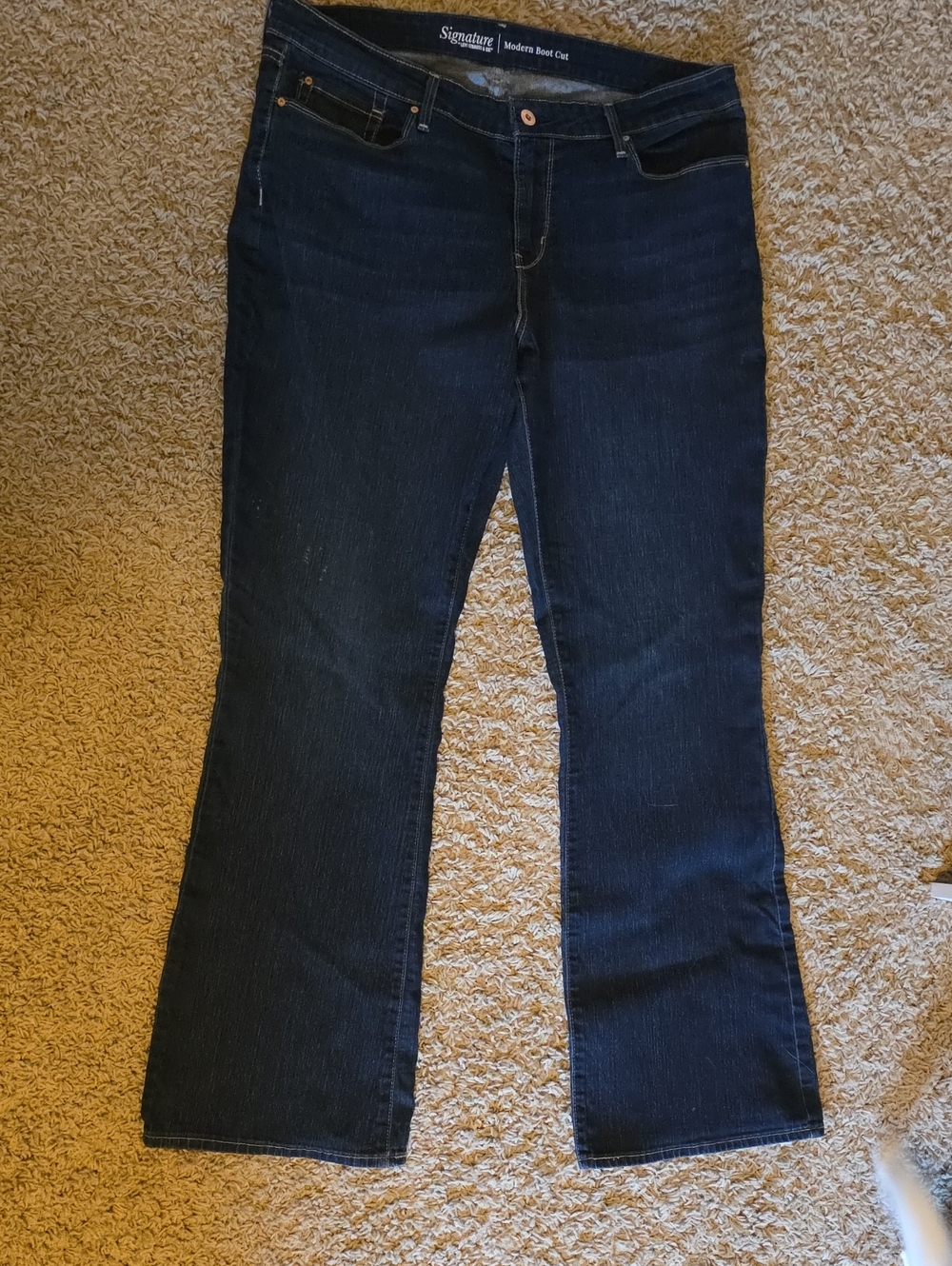 Signature by Levi Strauss Indigo Boot Cut Jeans for Women
